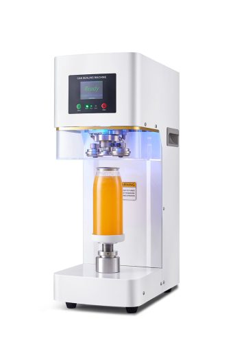 מכונת סגירה אוטומטית לפחיות פט- לבנה