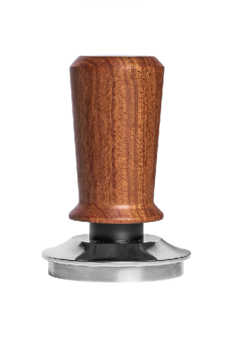 דוחסן קפה לחיץ 58.35 מ"מ עץ עם שחור וכסף (TAMPER)