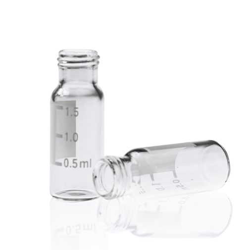 וייל זכוכית הברגה שקוף 2 מ"ל עם שנתות